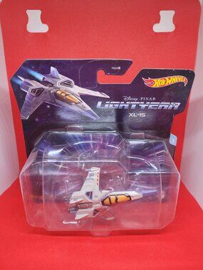 2 New Hot Wheels Disney Pixar Lightyear SL-15 and Zurg Fighter Ship Vehicles